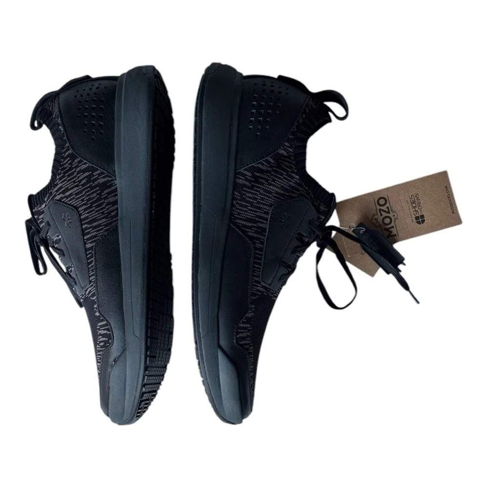 MOZO City Runner men’s (Black) knit casual work sneaker || size 11 - Picture 5 of 16